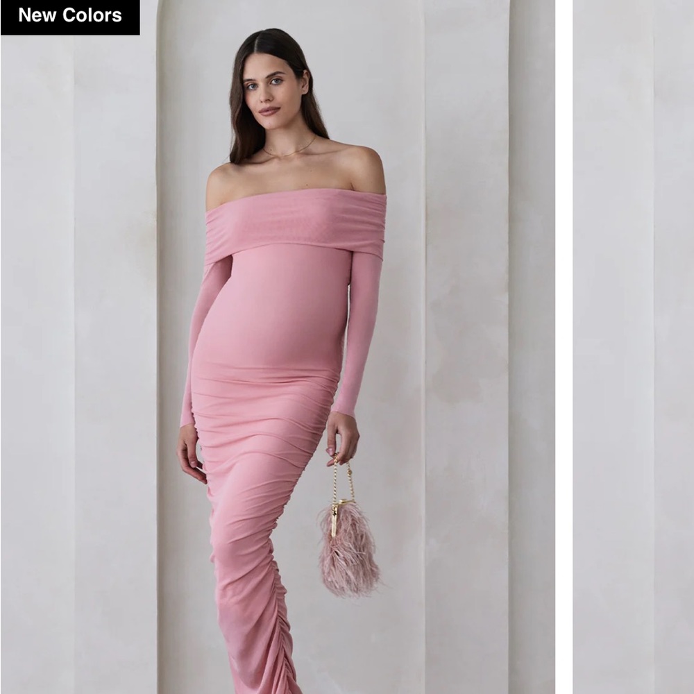 Bumpsuit Maternity Off-Shoulder Bodycon Dress
